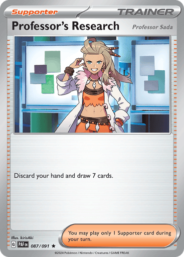 Professor's Research — Paldean Fates #87