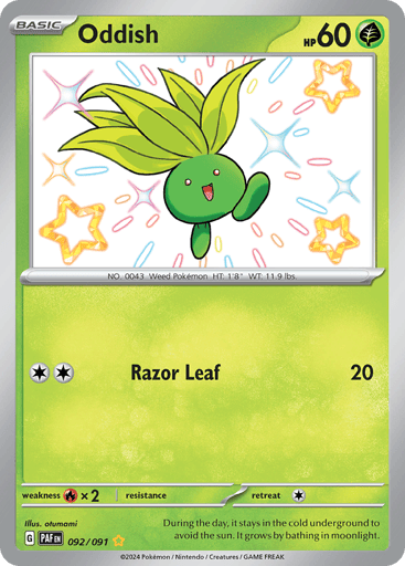 Oddish — Paldean Fates #92