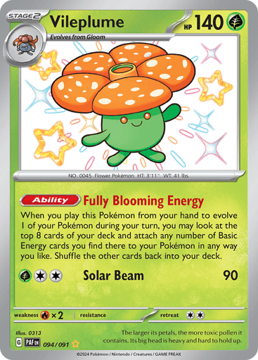Vileplume — Paldean Fates #94