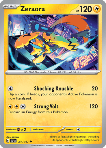 Zeraora — Temporal Forces #57