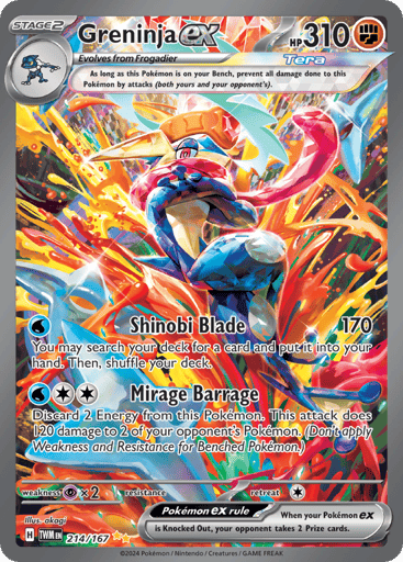 Greninja ex — Twilight Masquerade #214