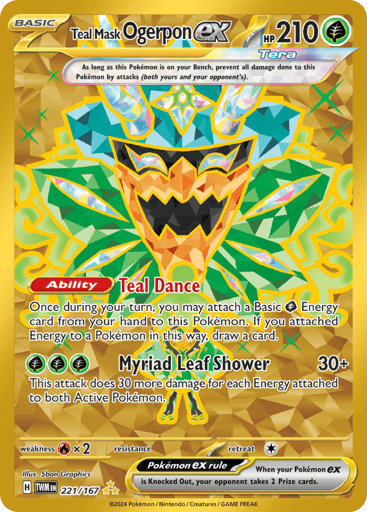 Teal Mask Ogerpon ex — Twilight Masquerade #221