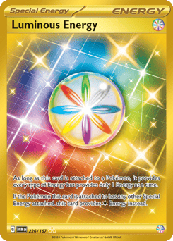 Gold Pokémon Cards — Luminous Energy