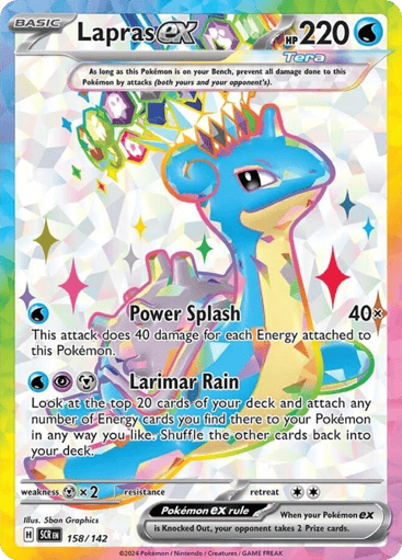 Lapras ex — Stellar Crown #158