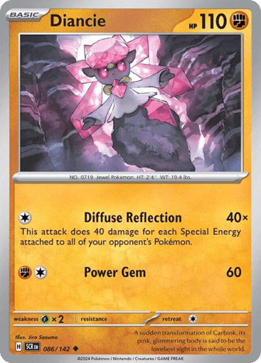 Diancie — Stellar Crown #86