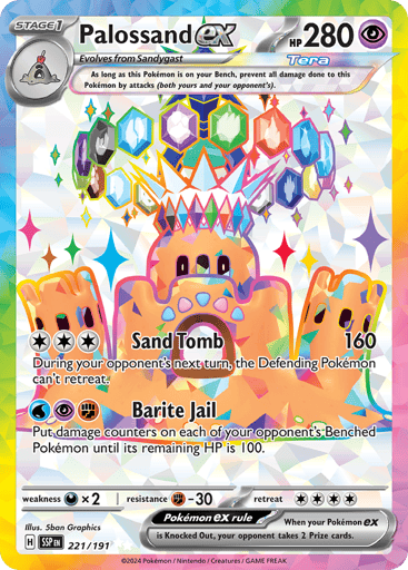 Palossand ex — Surging Sparks #221
