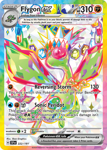 Flygon ex — Surging Sparks #222