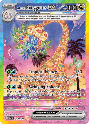 Alolan Exeggutor ex — Surging Sparks #242