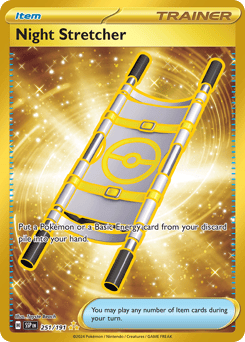 Gold Pokémon Cards — Night Stretcher