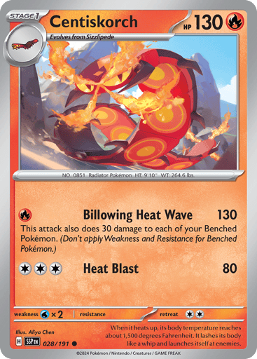 Centiskorch — Surging Sparks #28