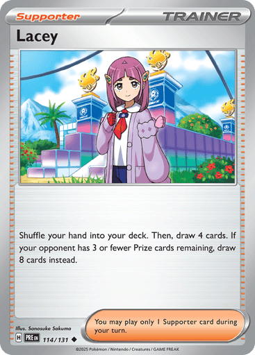 Lacey — Prismatic Evolutions #114