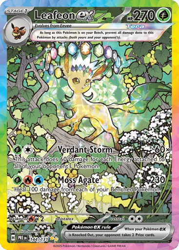 Leafeon ex — Prismatic Evolutions #144