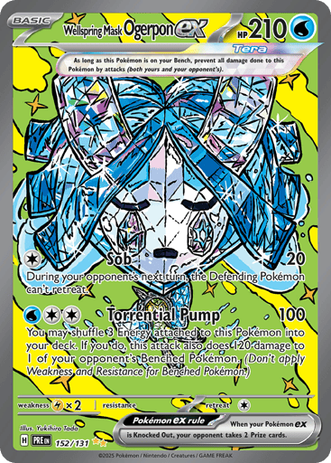 Wellspring Mask Ogerpon ex — Prismatic Evolutions #152