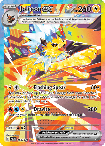 Jolteon ex — Prismatic Evolutions #153