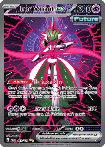 Iron Valiant ex — Prismatic Evolutions #157