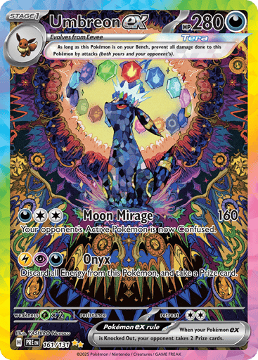 Umbreon ex — Prismatic Evolutions #161