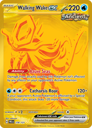 Walking Wake ex — Prismatic Evolutions #178