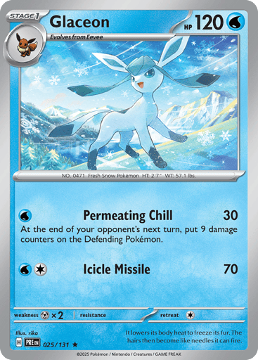 Glaceon — Prismatic Evolutions #25
