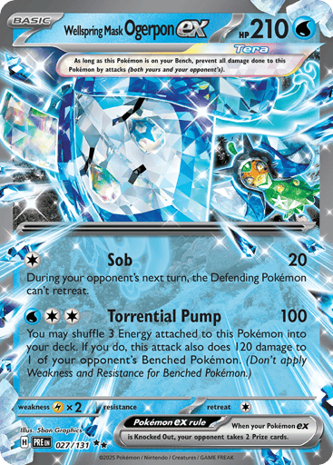 Wellspring Mask Ogerpon ex — Prismatic Evolutions #27