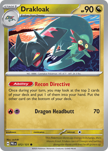Drakloak — Prismatic Evolutions #72