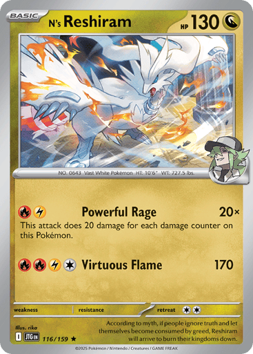 N's Reshiram — Journey Together #116