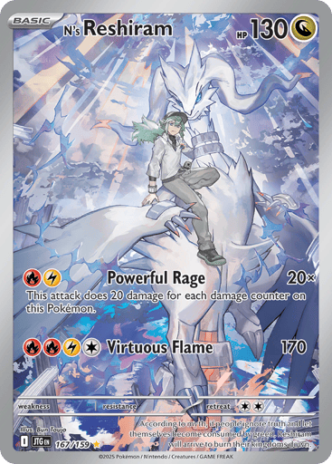 N's Reshiram — Journey Together #167