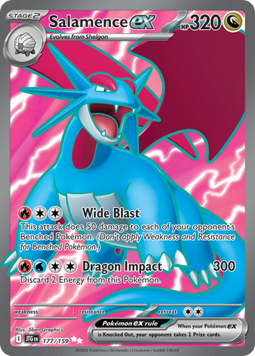 Salamence ex — Journey Together #177