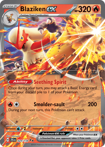 Blaziken ex — Journey Together #24