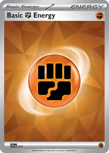 Basic Fighting Energy — Scarlet & Violet Energies #14