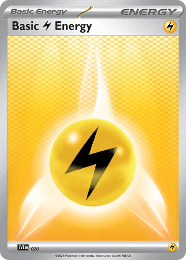 Basic Lightning Energy — Scarlet & Violet Energies #20