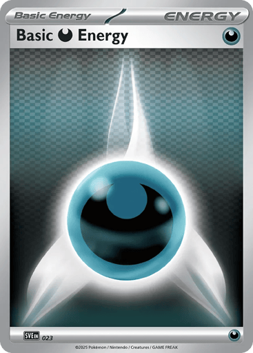 Basic Darkness Energy — Scarlet & Violet Energies #23