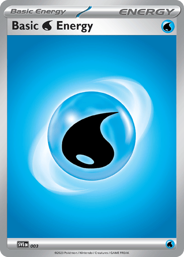 Basic Water Energy — Scarlet & Violet Energies #3