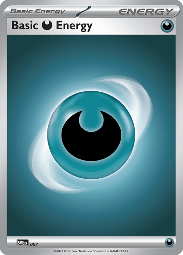 Basic Darkness Energy — Scarlet & Violet Energies #7