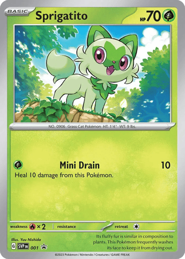 Sprigatito — Scarlet & Violet Black Star Promos #1