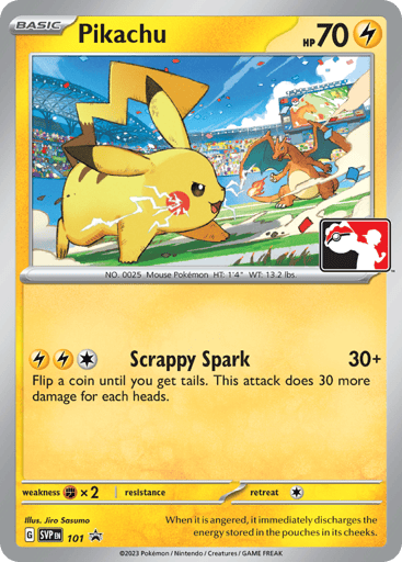 Pikachu — Scarlet & Violet Black Star Promos #101