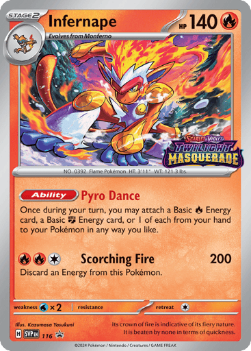 Infernape — Scarlet & Violet Black Star Promos #116