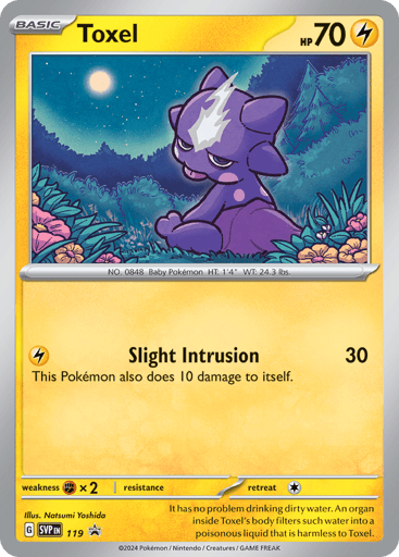 Toxel — Scarlet & Violet Black Star Promos #119
