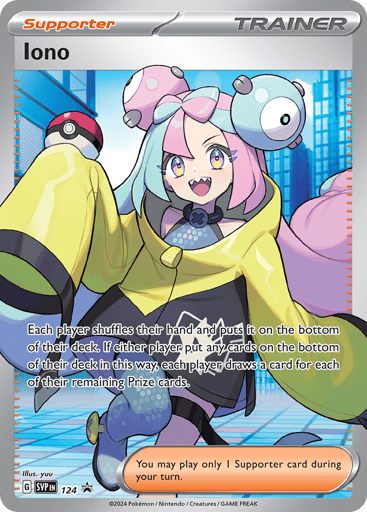 Iono — Scarlet & Violet Black Star Promos #124