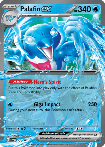 Palafin ex — Scarlet & Violet Black Star Promos #126