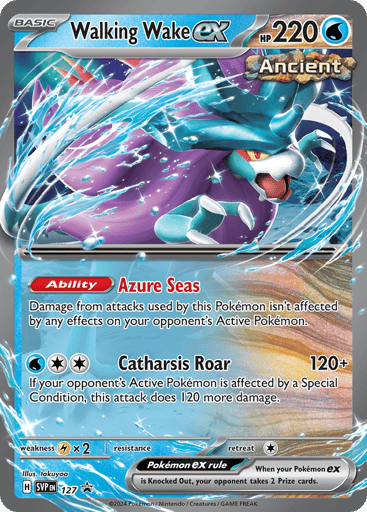 Walking Wake ex — Scarlet & Violet Black Star Promos #127