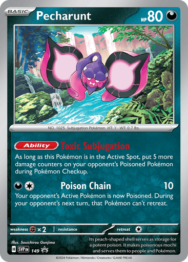 Pecharunt — Scarlet & Violet Black Star Promos #149