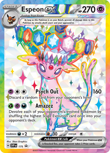 Espeon ex — Scarlet & Violet Black Star Promos #175