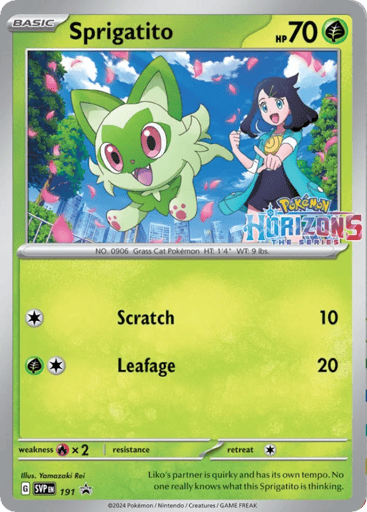 Sprigatito — Scarlet & Violet Black Star Promos #191