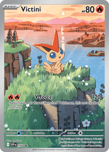 Victini — Scarlet & Violet Black Star Promos #208