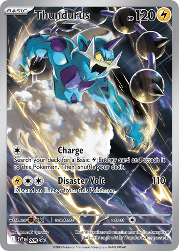 Thundurus — Scarlet & Violet Black Star Promos #209