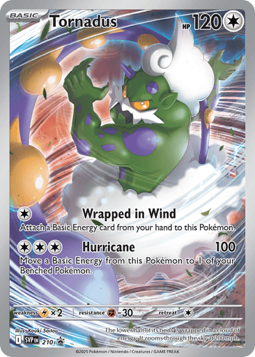 Tornadus — Scarlet & Violet Black Star Promos #210