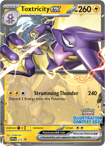 Toxtricity ex — Scarlet & Violet Black Star Promos #215