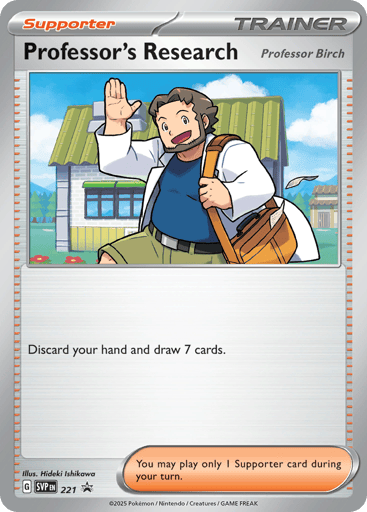 Professor's Research — Scarlet & Violet Black Star Promos #221