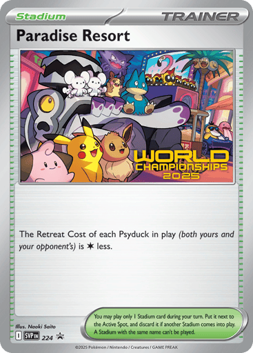 Paradise Resort — Scarlet & Violet Black Star Promos #224