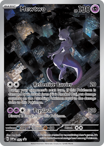 Mewtwo — Scarlet & Violet Black Star Promos #52
